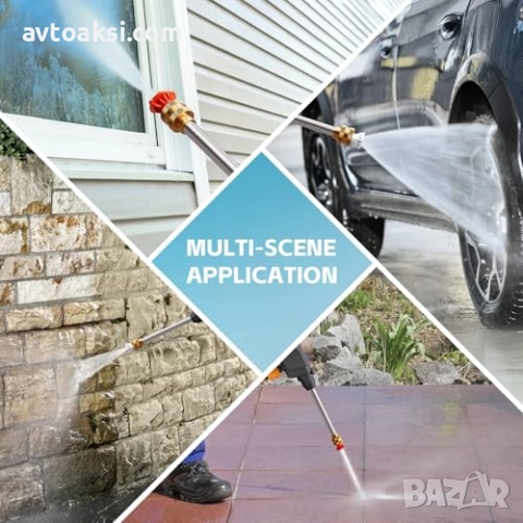 Преносима акумулаторна водоструйка 2 батерии 36V, снимка 4 - Аксесоари и консумативи - 52593050