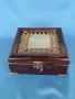 Стара дървена кутия за бижута, снимка 1