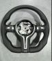 ME09 BMW M Sport кожен волан с M емблема перфорирана кожа мултифункция и пера F-серия Airbag подарък, снимка 1