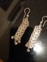 Сребърни обеци , снимка 2