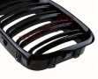 Двойни Бъбреци БМВ BMW Х5 E53 2004 - 2006 LCI Фесйслифт Черен Гланц Решетки, снимка 5