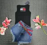 Tommy Hilfiger Дамски Летен Комплект Потник И Къси Дънки👚🩳Дамски Къс Екип Томи Хилфигер Код VL-36, снимка 2