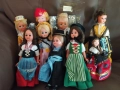 Ретро кукли, сувенирни кукли, кукли във фолклорни носии , снимка 1