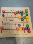 Монтесори дървена дъска , дървена играчка , сметало montessori, снимка 2