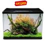 Голям аквариум за риби 176 литра с филтър, капак и LED, снимка 1 - Аквариуми - 45371553