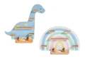 Детски рафт етажерка Динозавър Дъга 2 вида, снимка 1