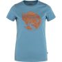 Дамска тениска Fjall Raven - Arctic Fox, в цвят Dawn Blue/Terracotta Brown, снимка 1 - Екипировка - 45337982