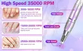 Професионална пила за маникюр- педикюр NAILGIRLS T17- 35000RPM, снимка 12