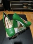 Нови елегантни дамски обувки в зелено /дебел ток и платформа/, снимка 4