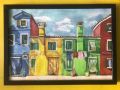 Цветни къщи в Италия, снимка 1 - Картини - 45617164