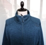 Vikafjell Mens Outdoor 1/4 Zip Pullover Sweater Polar Fleece Blue Size XL, снимка 2