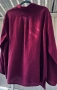 Премиум ленена риза Швеция Gudrun Sjöden XL – бордо цвят, 100% лен, снимка 6