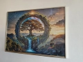 Картина "Дървото на живота" (Tree of Life) – 50х70 см, с рамка, снимка 2