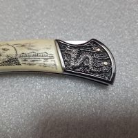 Колекционерски сгъваем джобен нож "Американски орел", снимка 4 - Ножове - 45994612