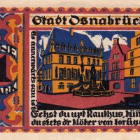 ❤️ ⭐ Notgeld Osnabrück 1921 1 марка UNC нова ⭐ ❤️, снимка 3 - Нумизматика и бонистика - 45542268