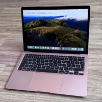 MacBook Air 13 M1 Gold`8 CPU/7 GPU/8GB RAM/256GB SSD/Бат 15ч, снимка 1 - Лаптопи за работа - 45947165