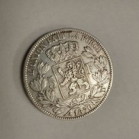 5 франка 1870 Белгия, за колекция, снимка 2 - Нумизматика и бонистика - 45861153