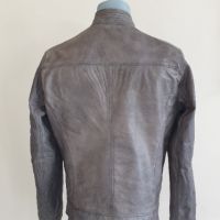 Hugo Boss Jips4 Leather Jacket Mens Size 50/L ОРИГИНАЛ! Ест. кожа!, снимка 7 - Якета - 45623960