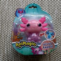 Animagic: Lets Glo Axolotl - Pink Интерактивен електронен домашен любимец за деца 4+ години, снимка 6 - Други - 45287416