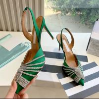 Лилави обувки на ток лъскави по модел на aquazzura черни зелени цикламени, снимка 7 - Дамски обувки на ток - 45782660