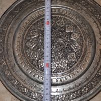 Разкошна ръчно кована арабска чиния, снимка 3 - Антикварни и старинни предмети - 45427810