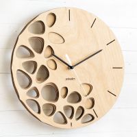 Стенен Часовник "KLETKA" с възможност за гравиране, Подарък за Нов Дом, снимка 2 - Стенни часовници - 45879054