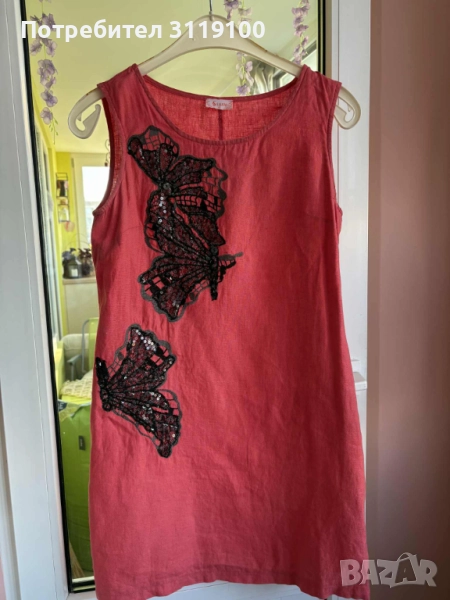 Ленена рокля, снимка 1