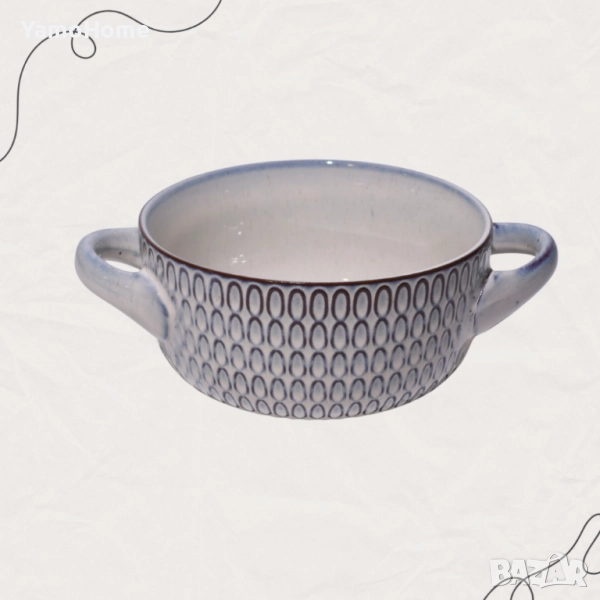 Купа с дръжки "Сканди стил", снимка 1