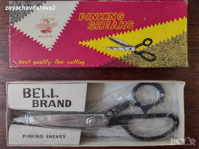 НОВА ВИНТИДЖ РОЗОВА НОЖИЦА VINTAGE PINKING SHEARS, снимка 1