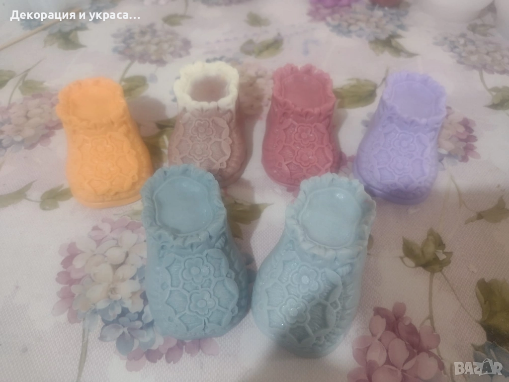 Бебешки обувки за  подарък за гости, снимка 1