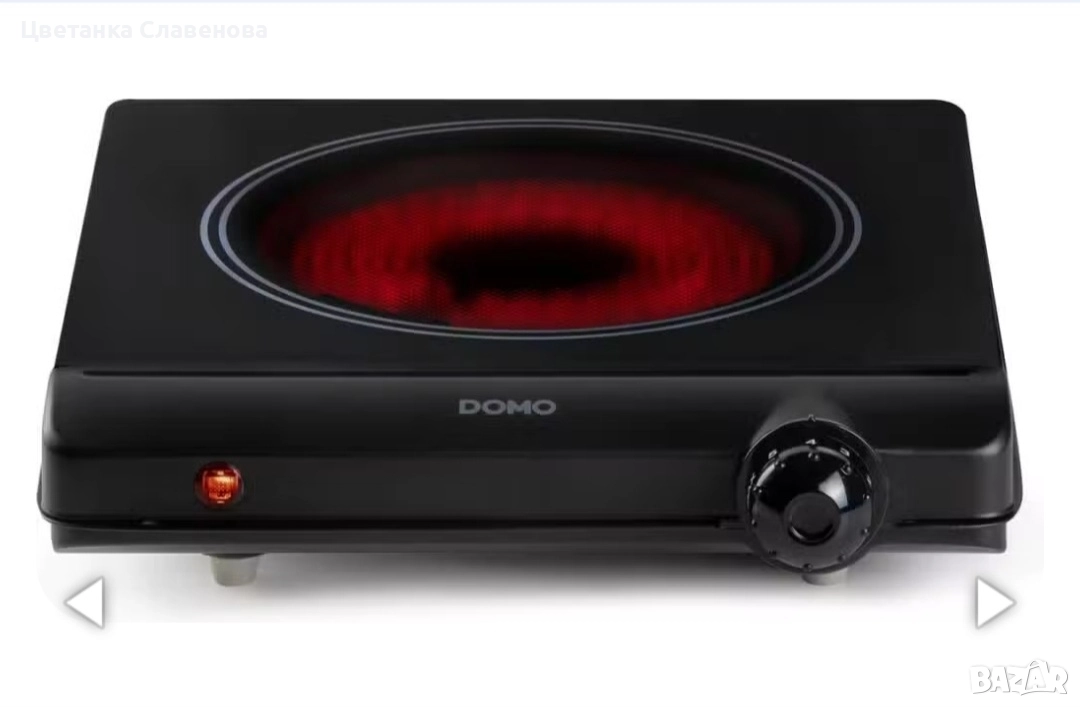  Керамичен котлон Domo за готвене - ECO - 1 котлон - Ø 18 см, снимка 1