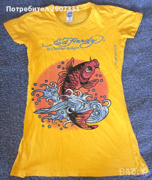 Тениска със ръба Ed Hardy, снимка 1