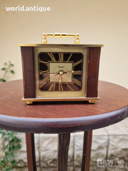 Рядък антикварен колекционерски оригинален японски будилник Rhythm, снимка 1