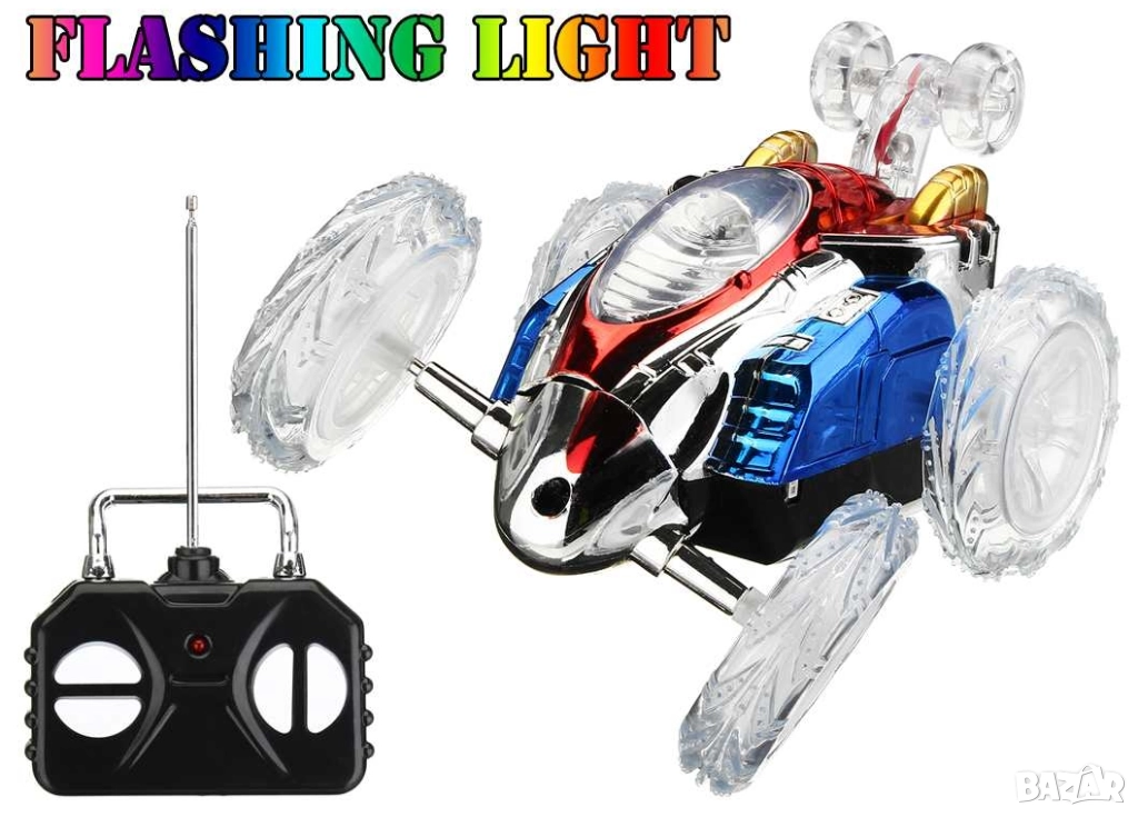 Кола Dasher-Radio-Control, Дистанционно управление, Музикална, 3D Светлини, снимка 1