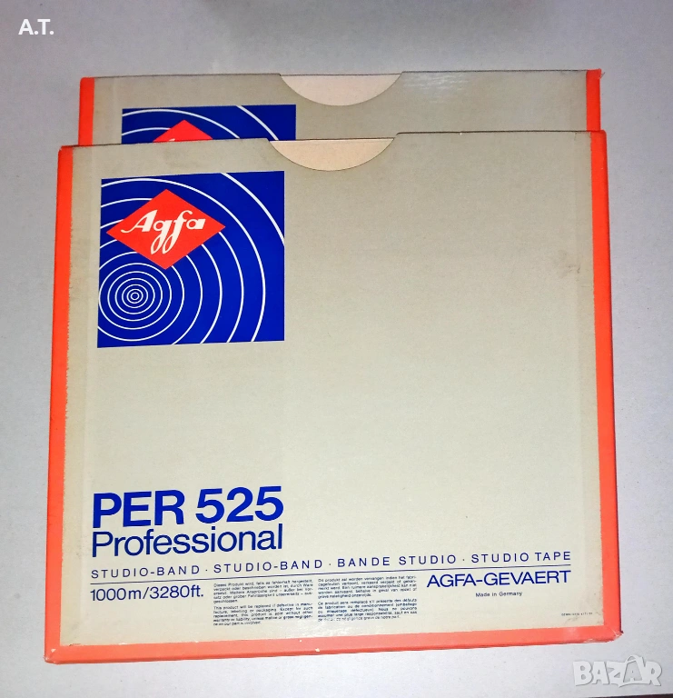 Ролки за магнетофон AGFA  PER 525 1000M, снимка 1