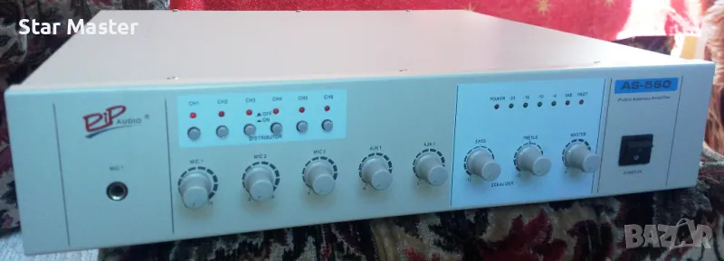 Аудио Усилвател 560W Зала Шоурум Магазин, снимка 1