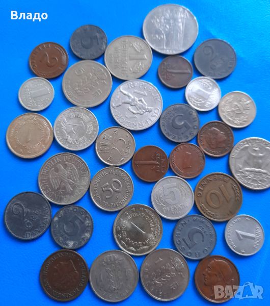 Лот стари чужди монети , снимка 1