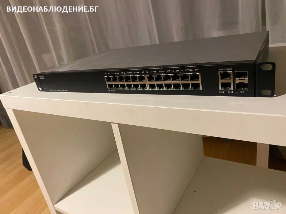 CISCO SG200 26- Гигабитов управляем суич, снимка 1