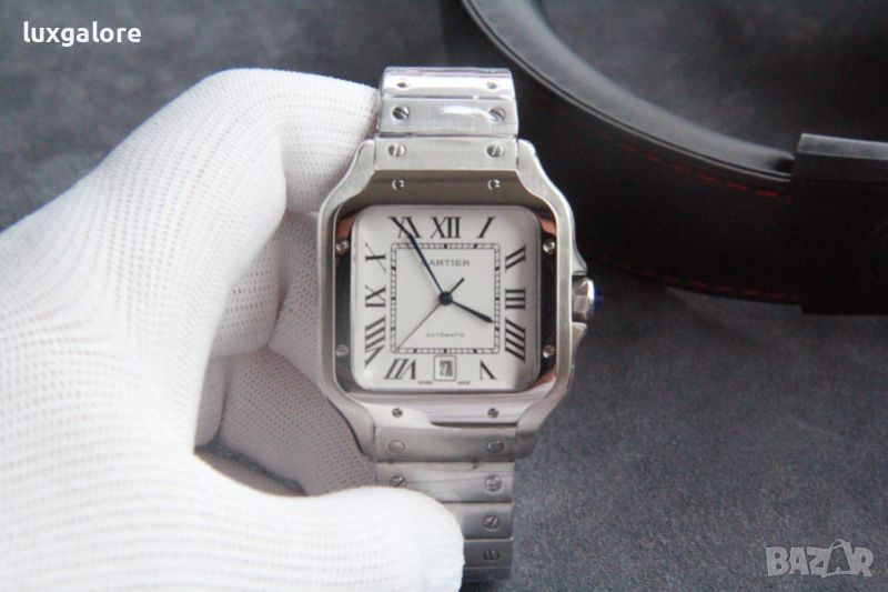 Мъжки часовник Cartier Santos de Cartier L с автоматичен механизъм, снимка 1