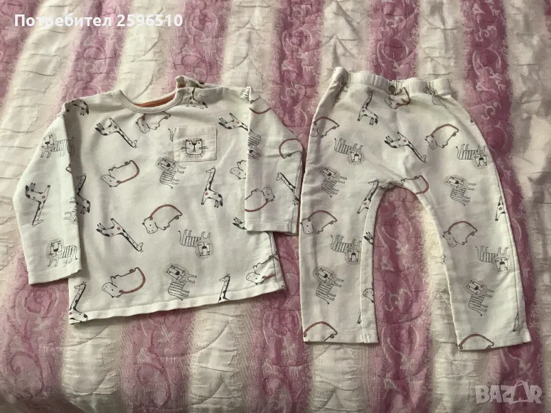 Памучна пижама George, 18-24 месеца, снимка 1