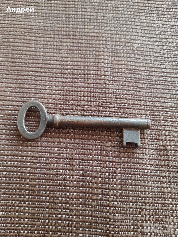 Стар метален ключ #17, снимка 1