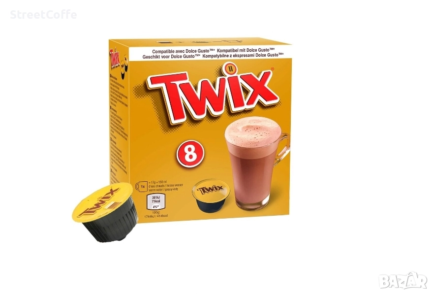 капсули twix за кафемашина dolce gusto, снимка 1