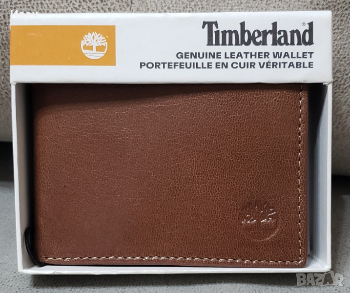 Нов, мъжки портфейл Timberland – естествена кожа, снимка 1