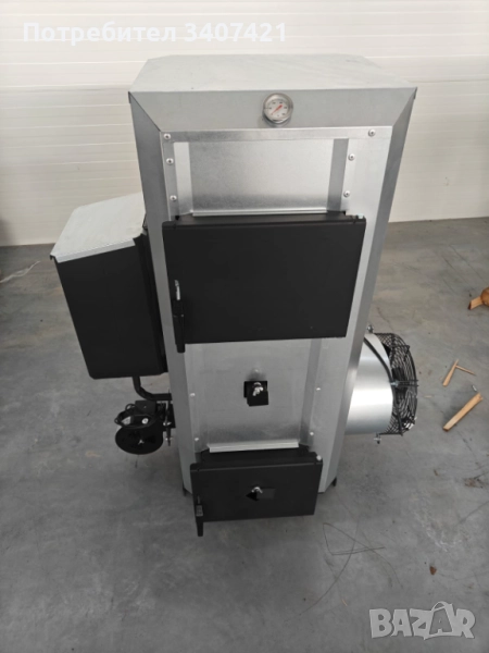 Отоплител за Топъл Въздух на Масло,Дърва и др, снимка 1