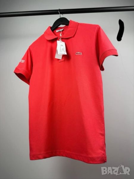 Lacoste мъжка тениска с яка 5 цвята , снимка 1