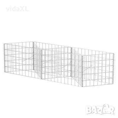 vidaXL Габионна кошница, поцинкована стомана, 120x30x50 см(SKU:142540), снимка 1