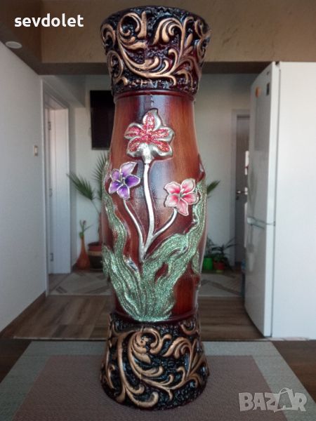 Голяма,стилна и прекрасна ваза.Размерите са на снимките., снимка 1