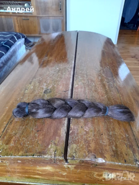 Стара плитка естествена коса #17, снимка 1