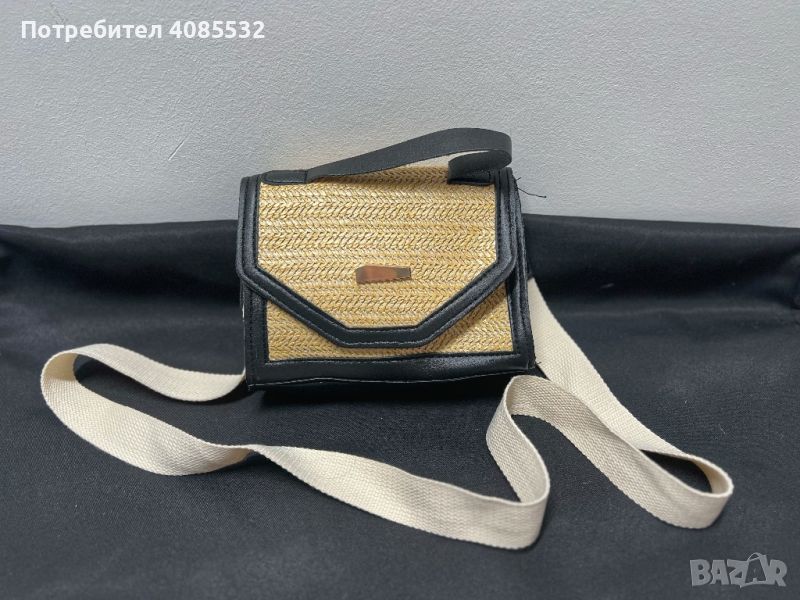 Елегантна малка чанта с плетен дизайн, снимка 1