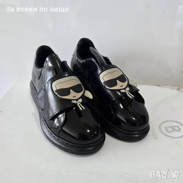 Karl Lagerfeld Детски Черни Обувки Карл Лагерфелд Код VL-70, снимка 1